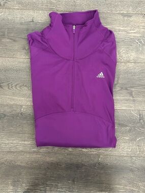 adidas Purple Climalite Performance Top